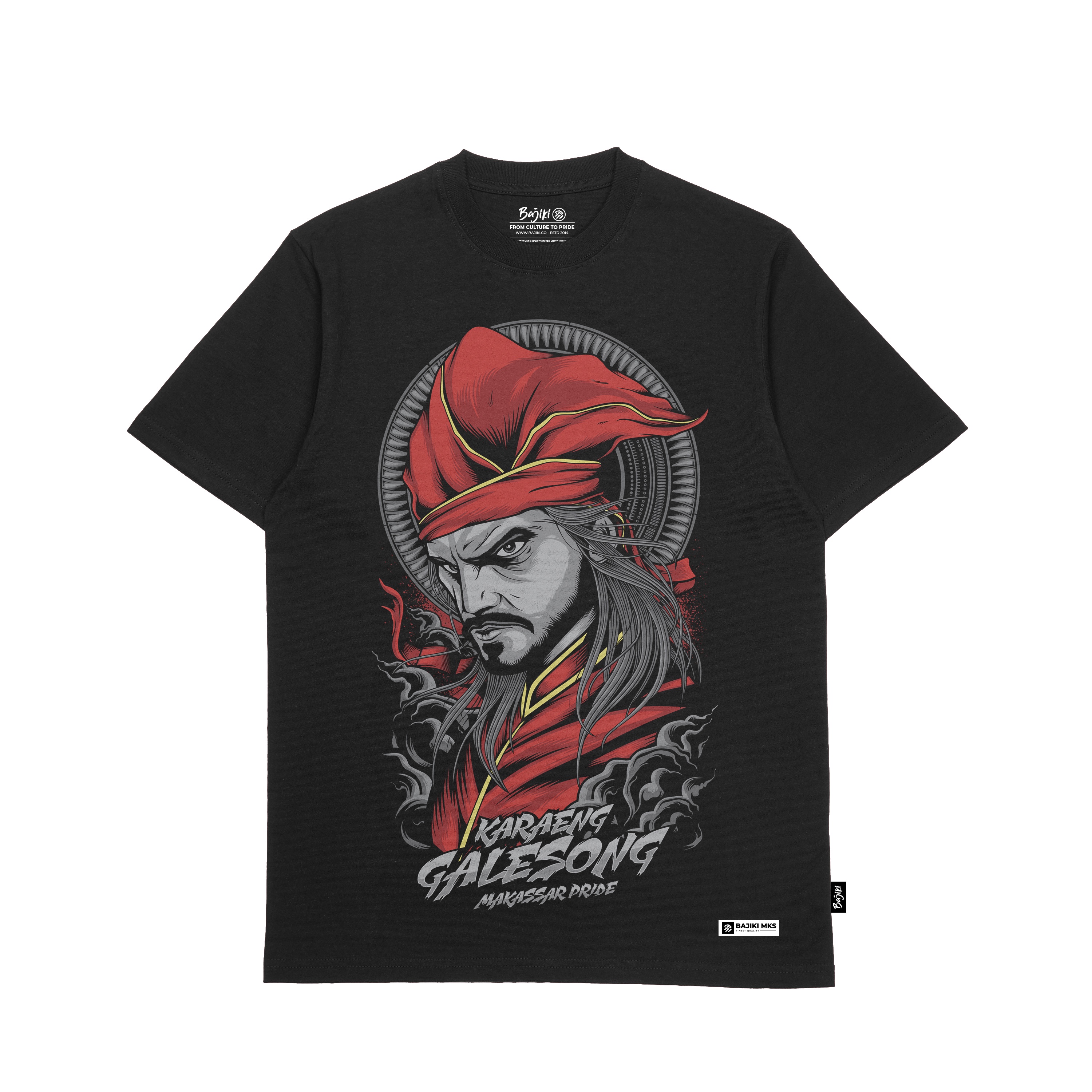 Kaos Bajiki Makassar Karaeng Galesong