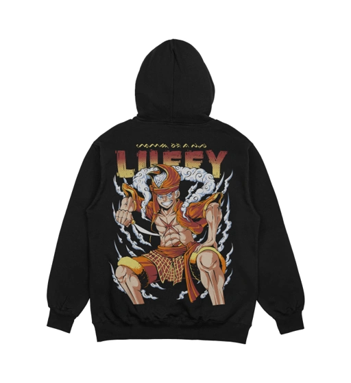 Image of Hoodie Bajiki Luffy