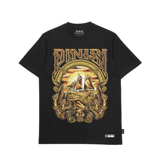 Image of Kaos Bajiki Makassar Phinisi Lontara