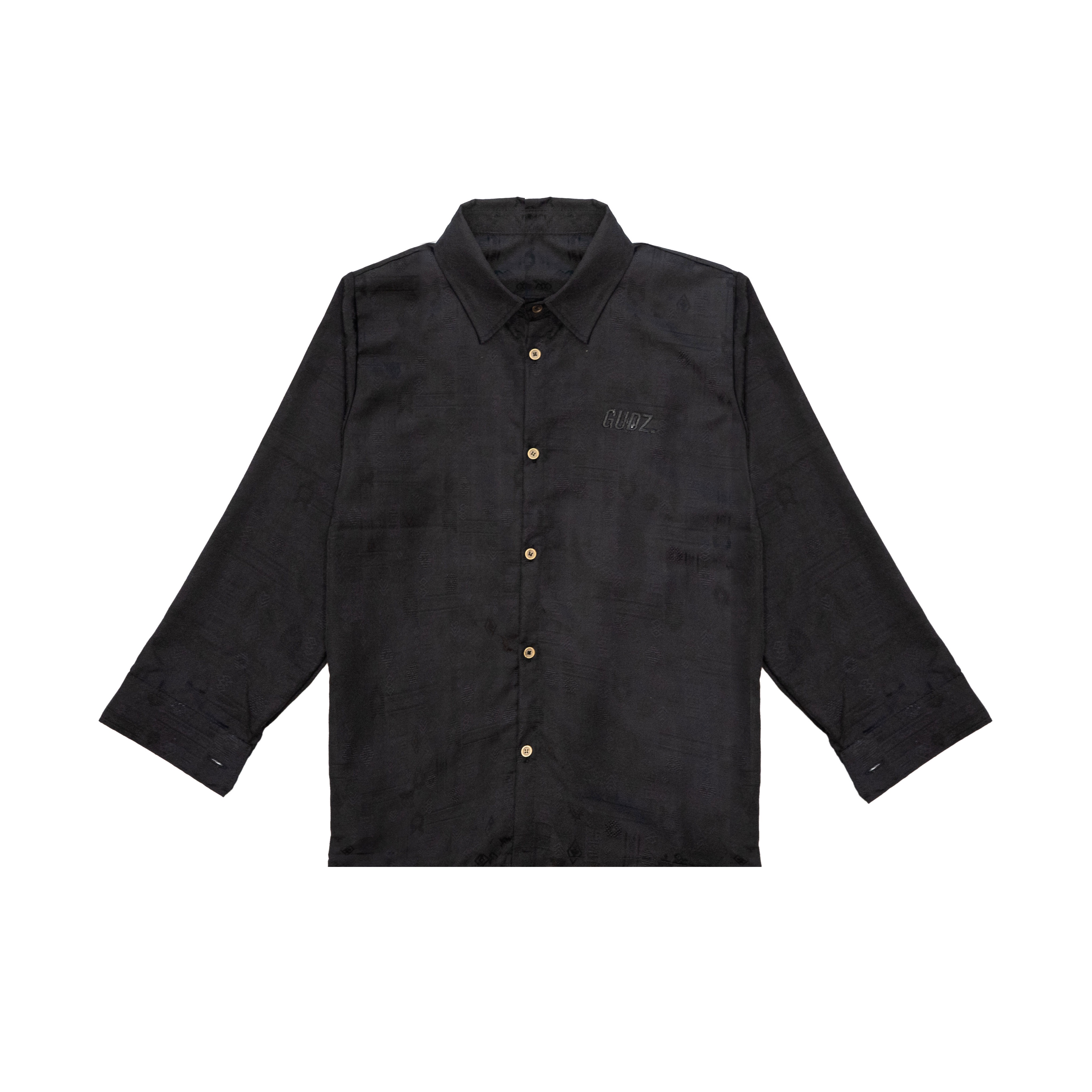 GUDZ AIRA LONGSHIRT AZTEC BLACK