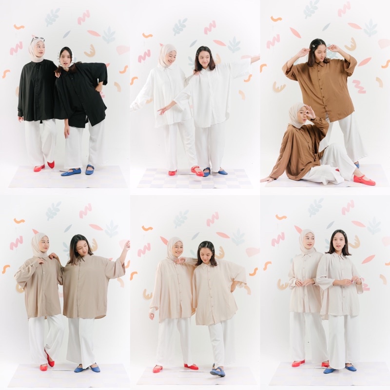Sheer Crinkle Oversized Shirt BYNEETH