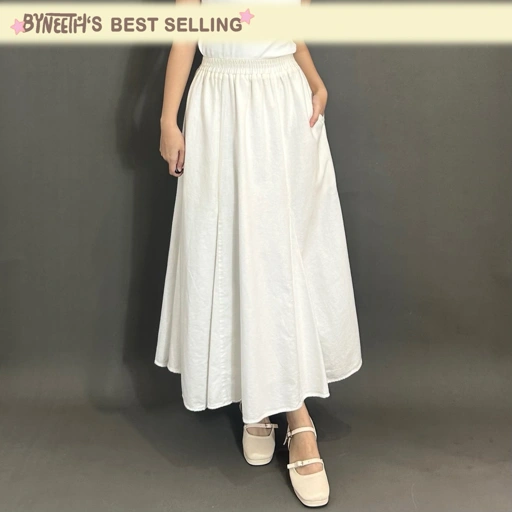 Image of ByNeeth Robin Skirt - Rok linen - Rok basic - Rok A Line - Rok payung - Rok korean style