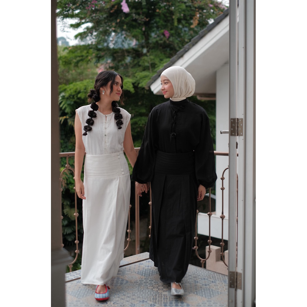 ByNeeth Nara Linen Skirt - Rok Linen - Rok Rempel - Basic Skirt
