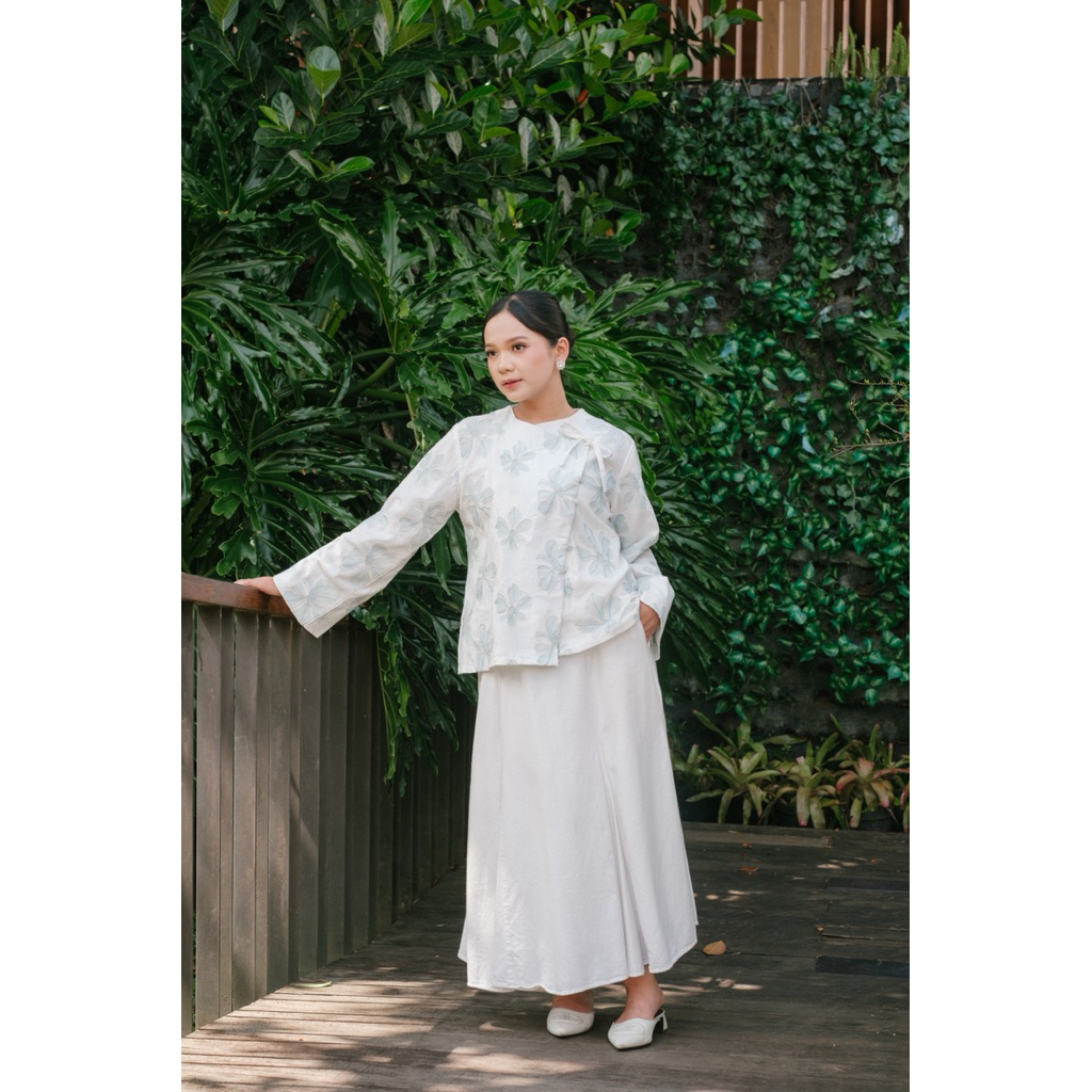 ByNeeth Noor Janggan - Linen Janggan - Embroidery - Baju Lebaran - Koleksi Ramadhan Raya