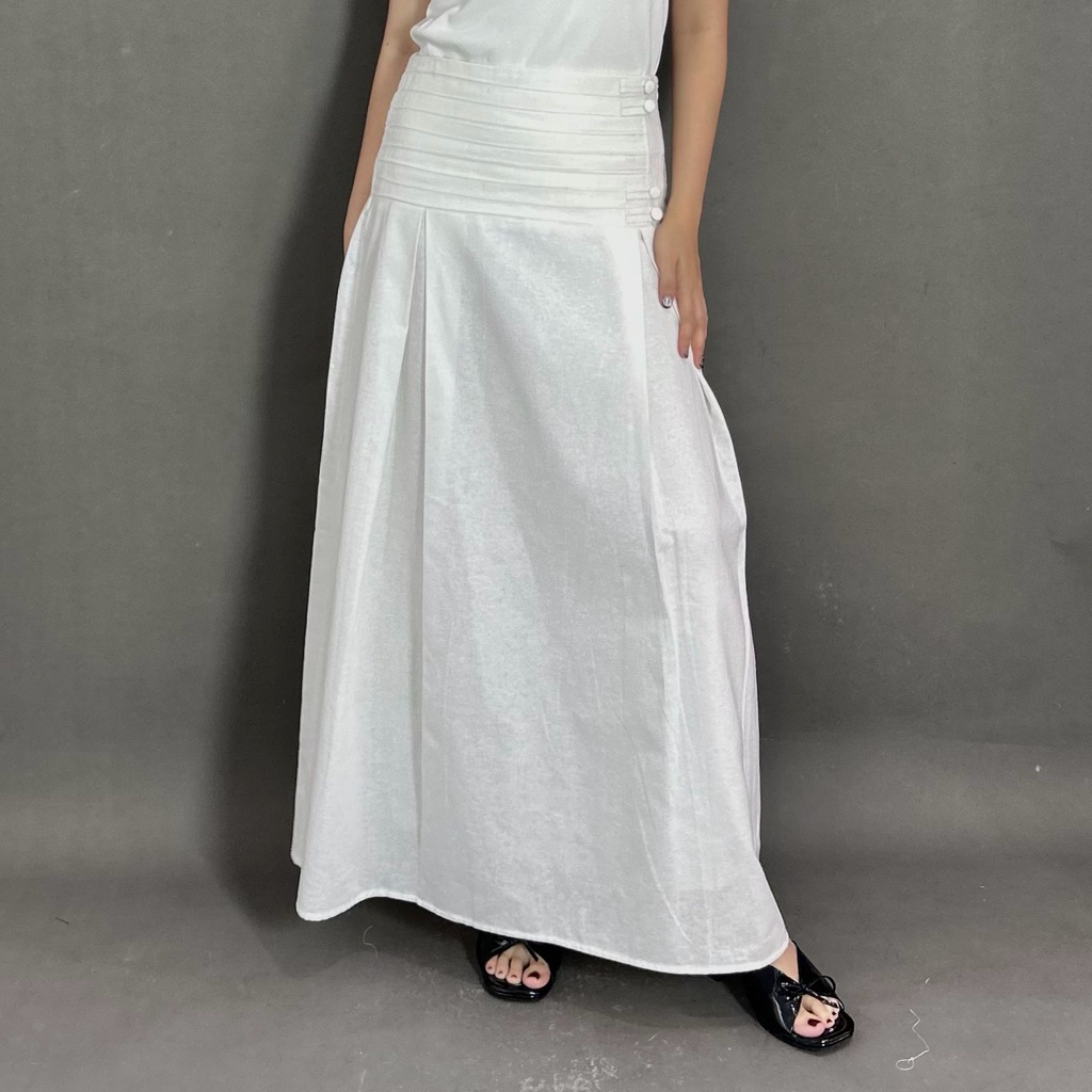 ByNeeth Nara Linen Skirt - Rok Linen - Rok Rempel - Basic Skirt