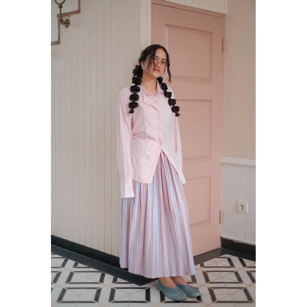 ByNeeth Casa Linen Shirt - Kemeja Linen - Basic Top - Kemeja Wanita