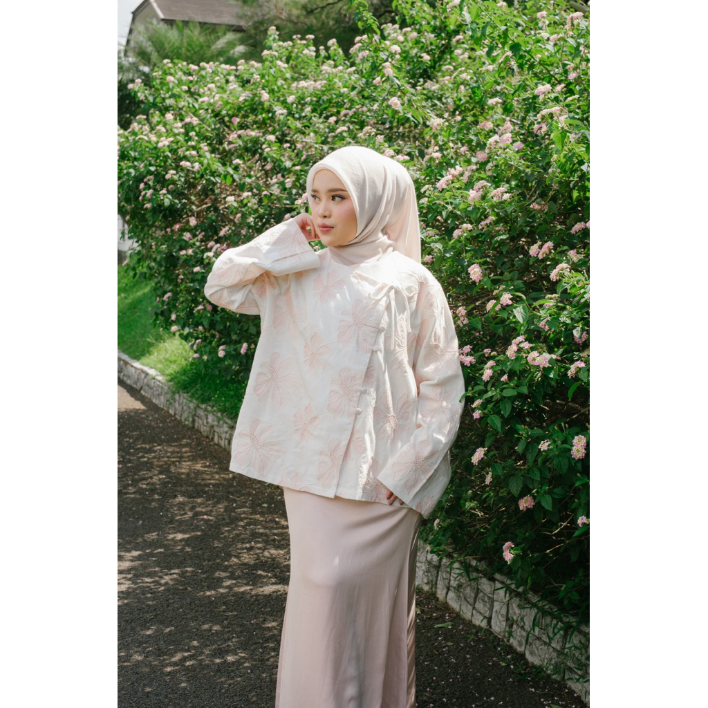 ByNeeth Noor Janggan - Linen Janggan - Embroidery - Baju Lebaran - Koleksi Ramadhan Raya