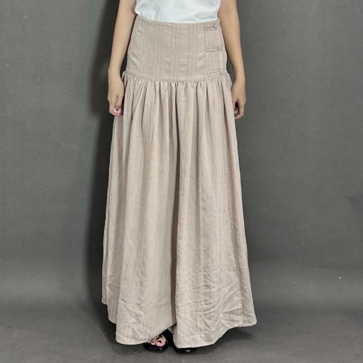 Image of ByNeeth Nola Stripes Skirt - Rok Wanita - Wrapped Skirt