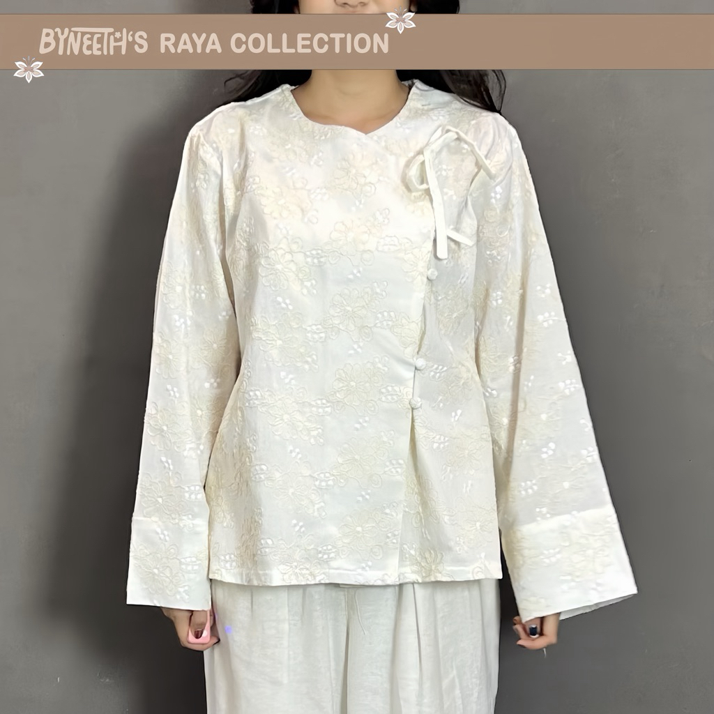 ByNeeth Noor Janggan - Linen Janggan - Embroidery - Baju Lebaran - Koleksi Ramadhan Raya