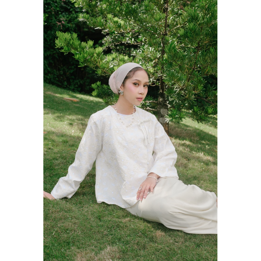ByNeeth Noor Janggan - Linen Janggan - Embroidery - Baju Lebaran - Koleksi Ramadhan Raya