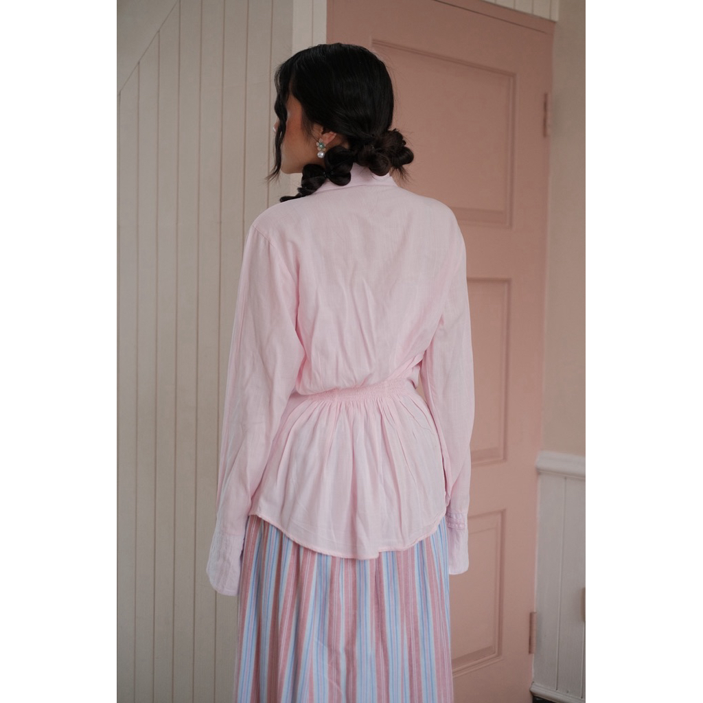 ByNeeth Casa Linen Shirt - Kemeja Linen - Basic Top - Kemeja Wanita