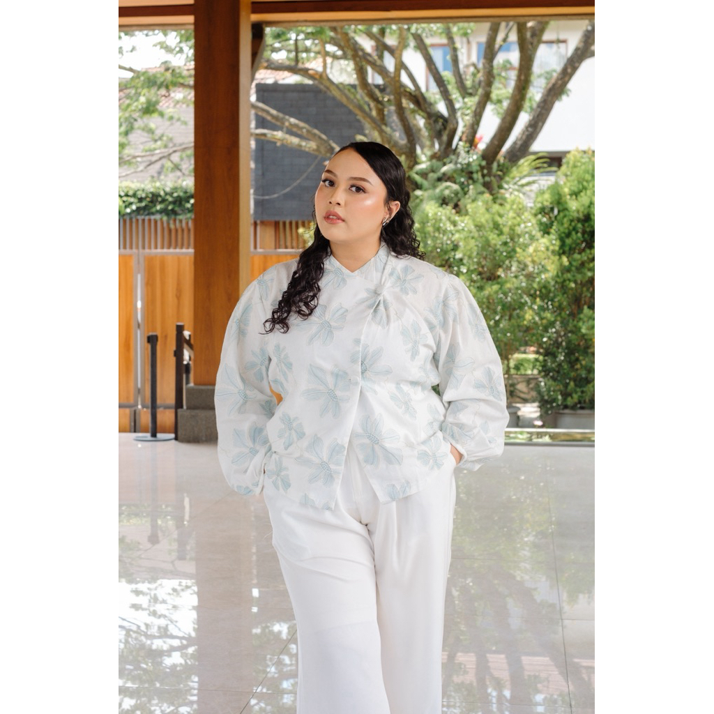 ByNeeth Huda Janggan - Linen Janggan - Embroidery - Baju Lebaran - Koleksi Ramadhan Raya