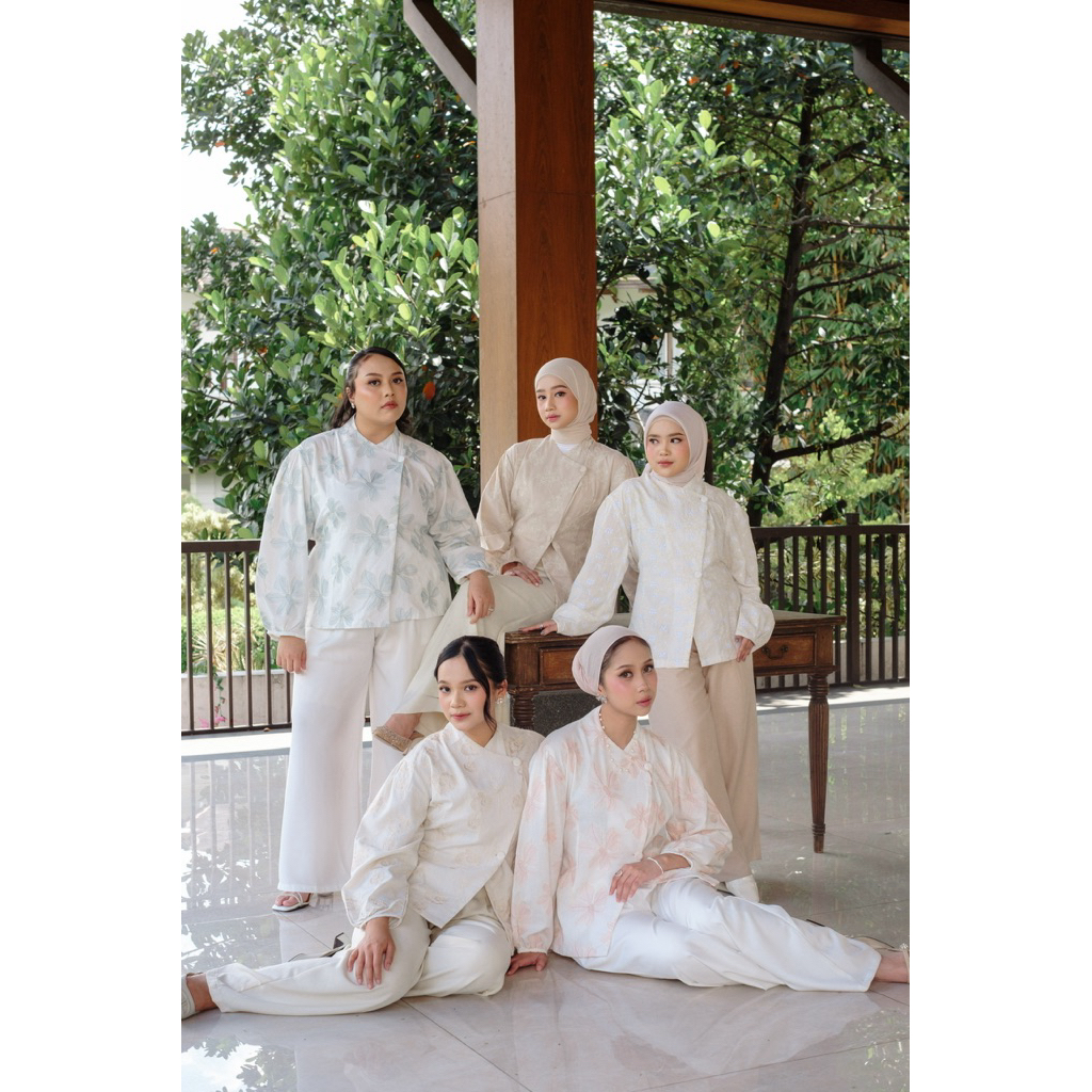 ByNeeth Huda Janggan - Linen Janggan - Embroidery - Baju Lebaran - Koleksi Ramadhan Raya