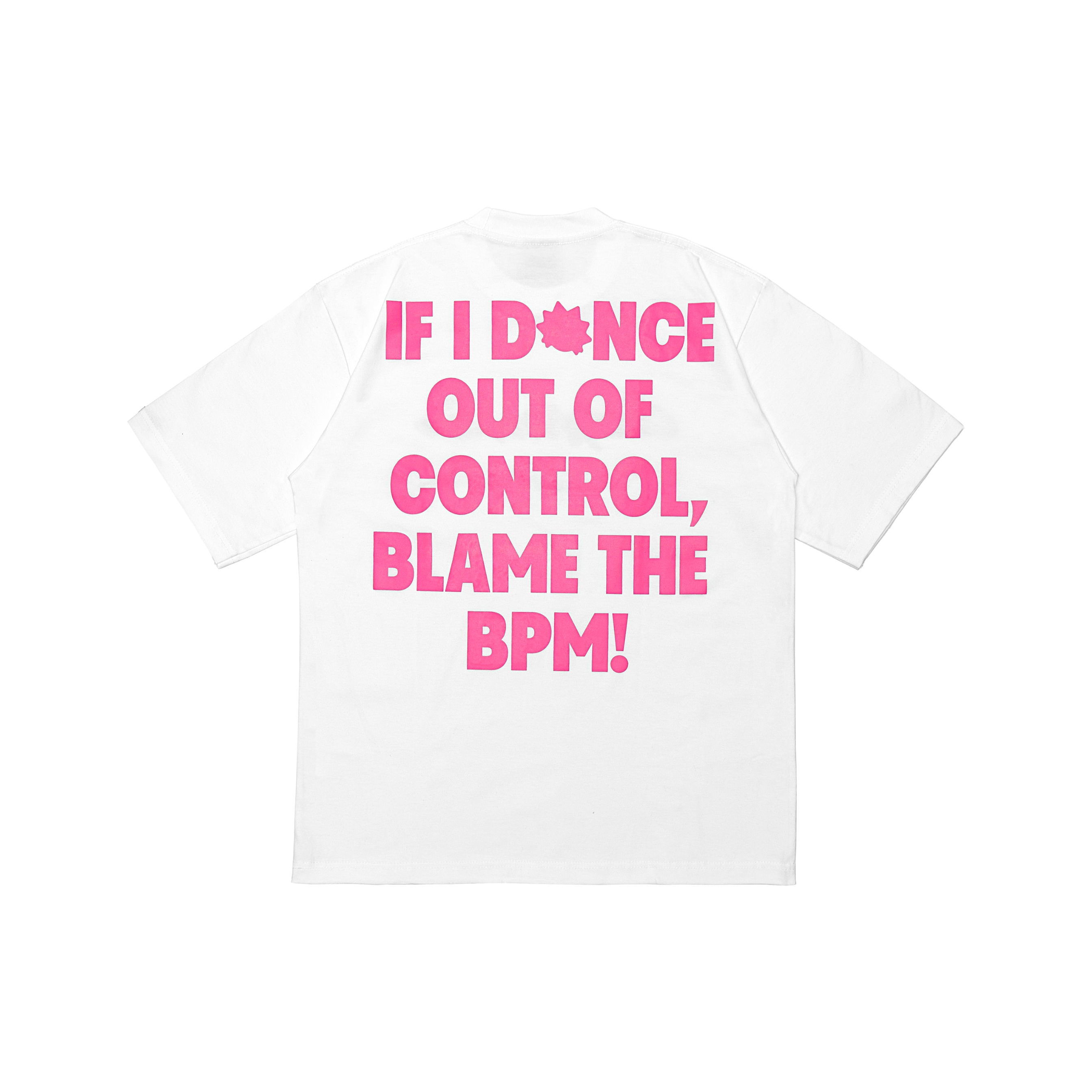 CRAZYMACHINE "OUT OF CONTROL" WHITE TEE