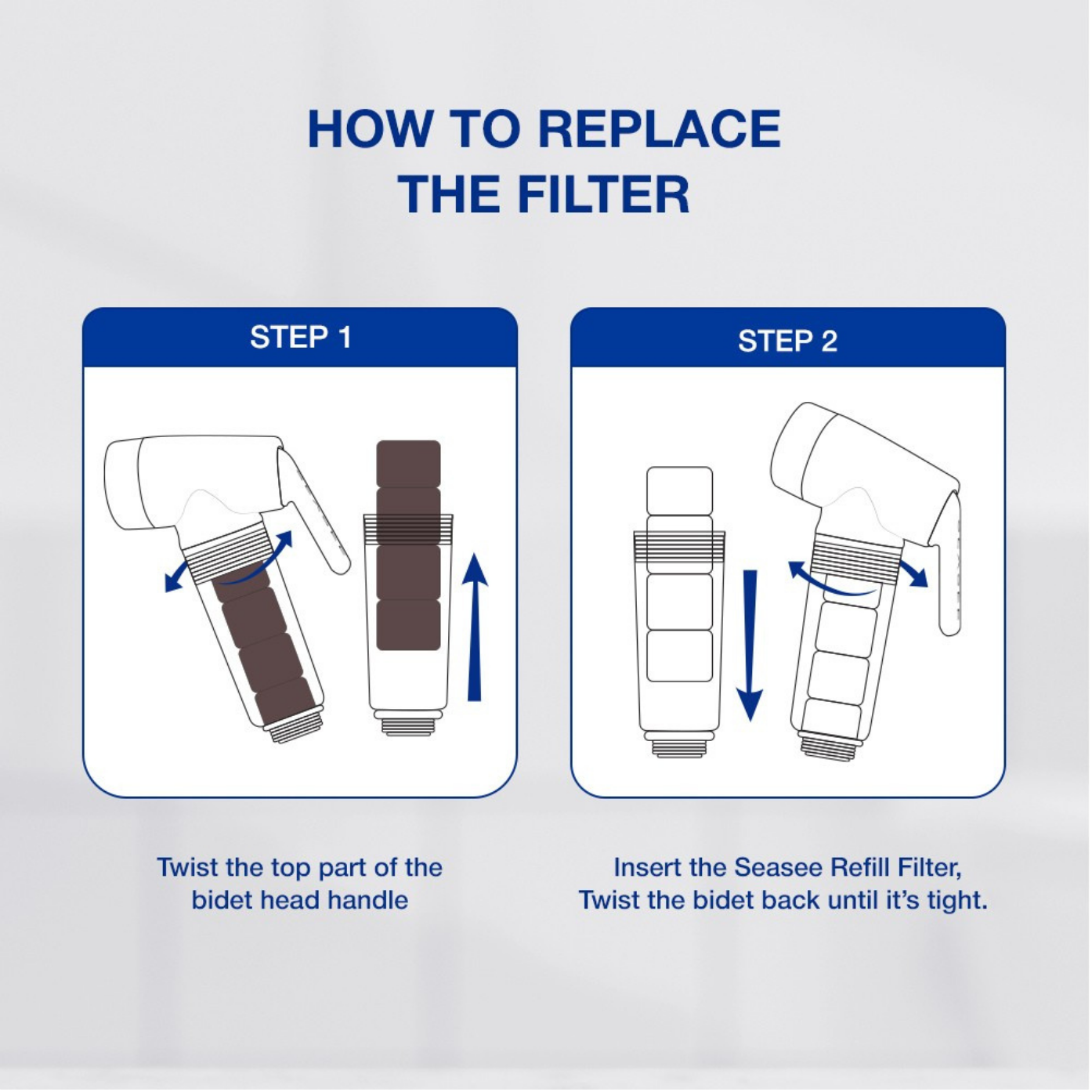 [Refill] Jet Bidet Filter Refill for Toilet