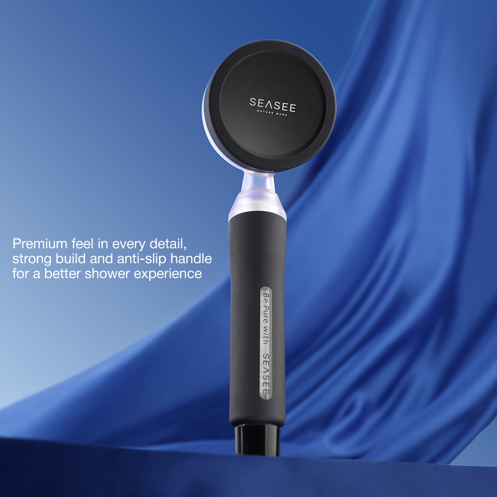 [Kit] SEASEE Premium Shower Filter Kit - Jet Black