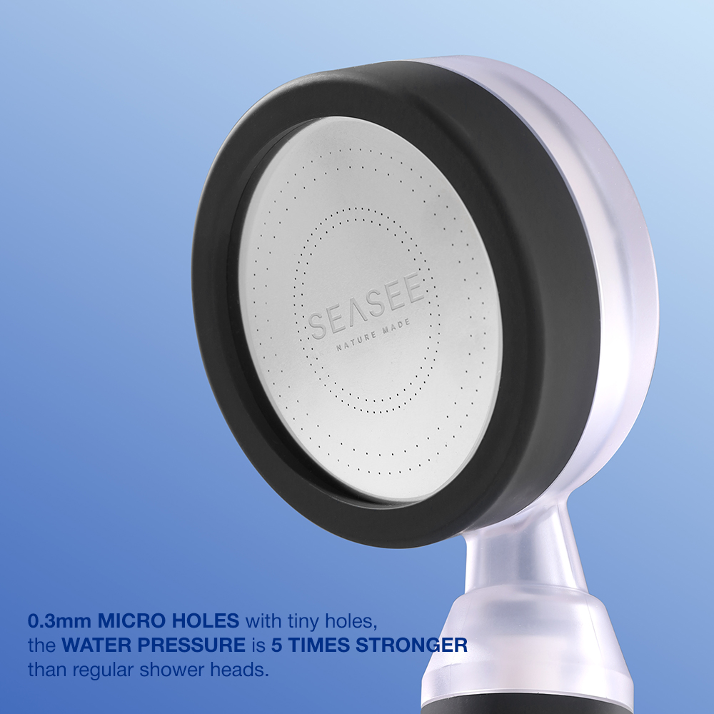 [Kit] SEASEE Premium Shower Filter Kit - Jet Black
