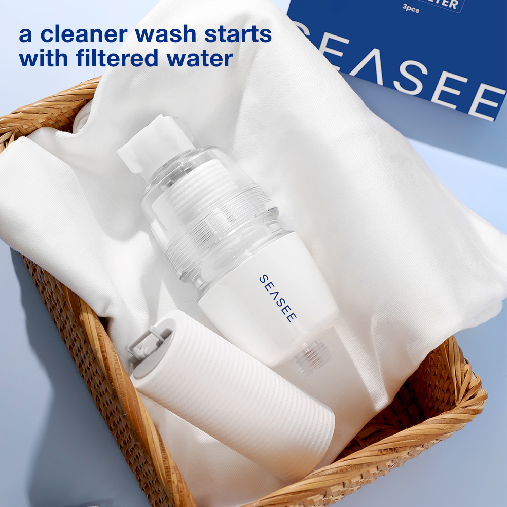 SEASEE Washing Machine Filter Kit with Antibacterial Ball