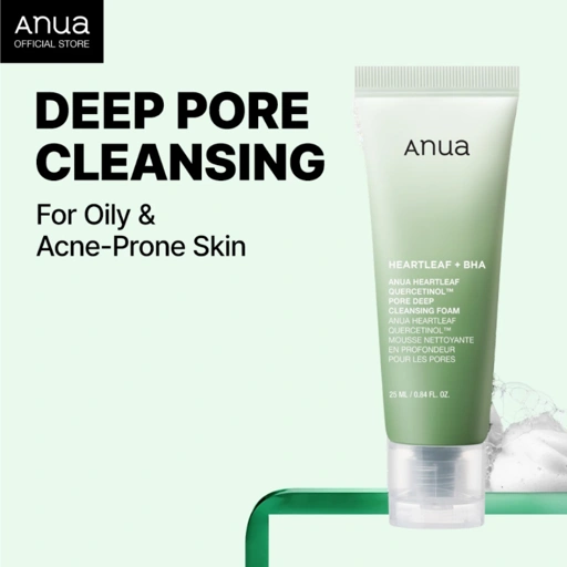 Image of [NOT FOR SALE] ANUA Heartleaf Quercetinol Pore Deep Cleansing Foam 25ml