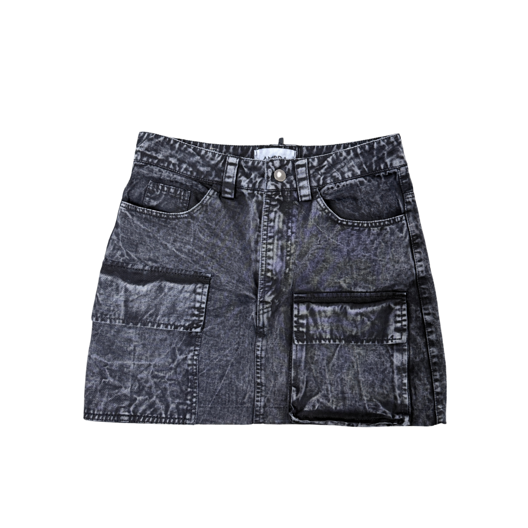 HAYDEN DENIM MINI CARGO SKIRT