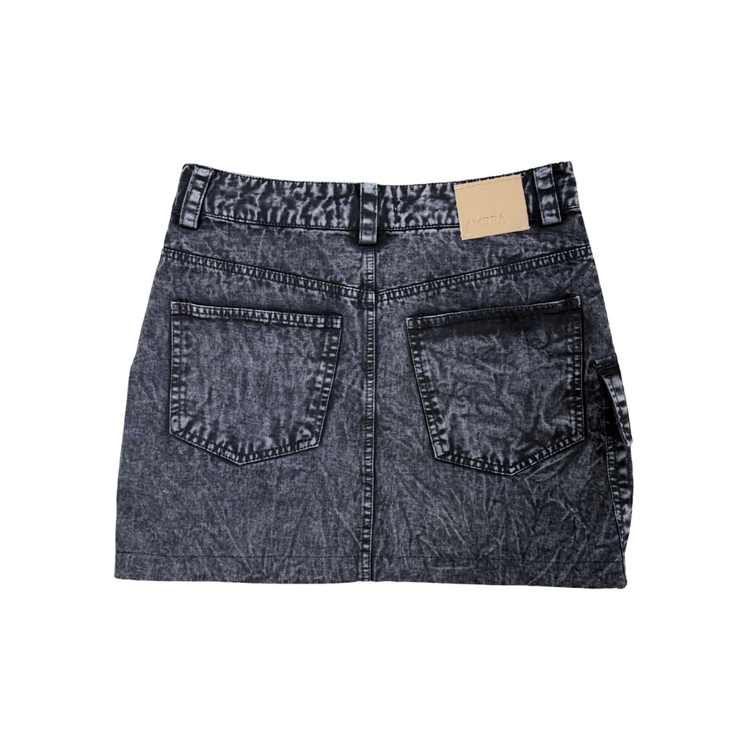 HAYDEN DENIM MINI CARGO SKIRT