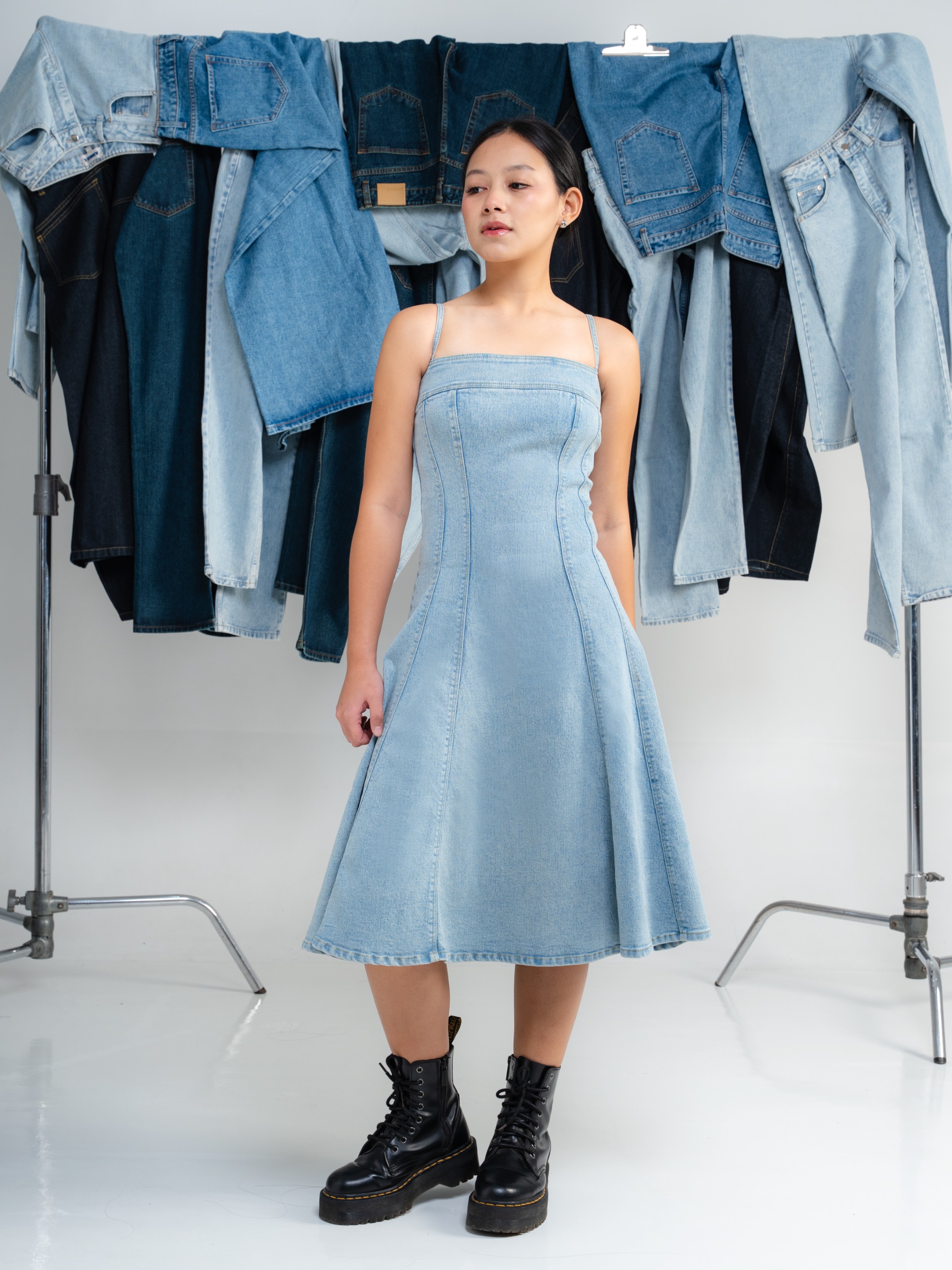CELINA DENIM DRESS