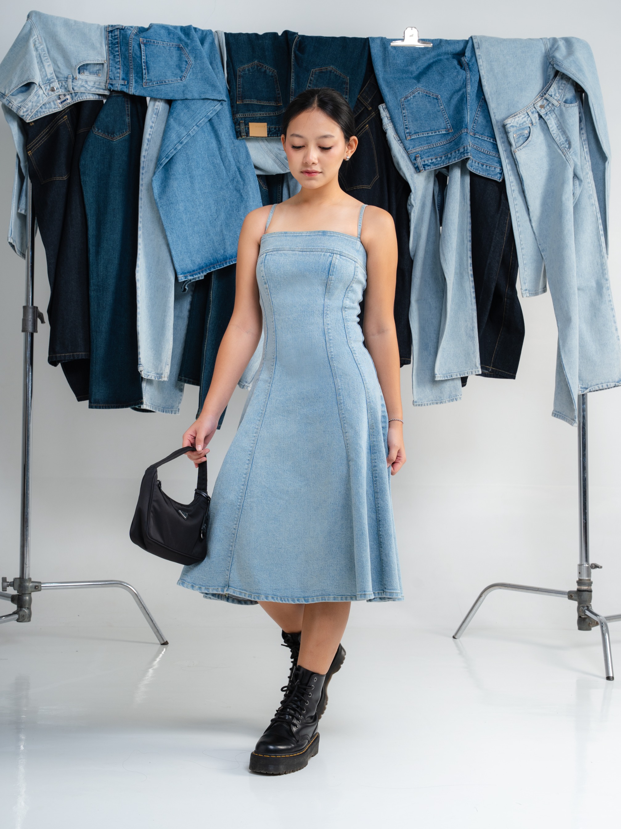 CELINA DENIM DRESS