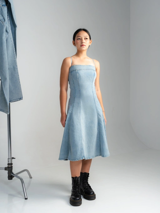 CELINA DENIM DRESS