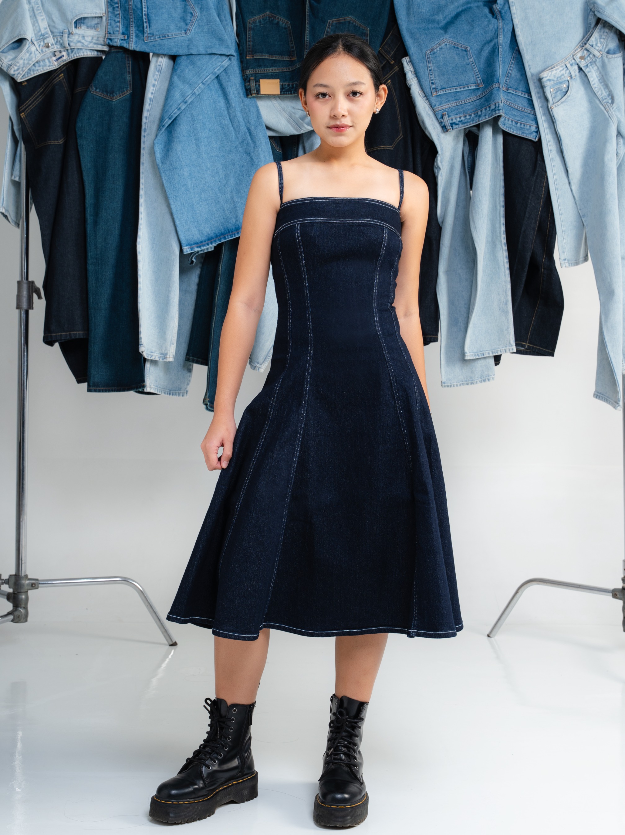 CELINA DENIM DRESS