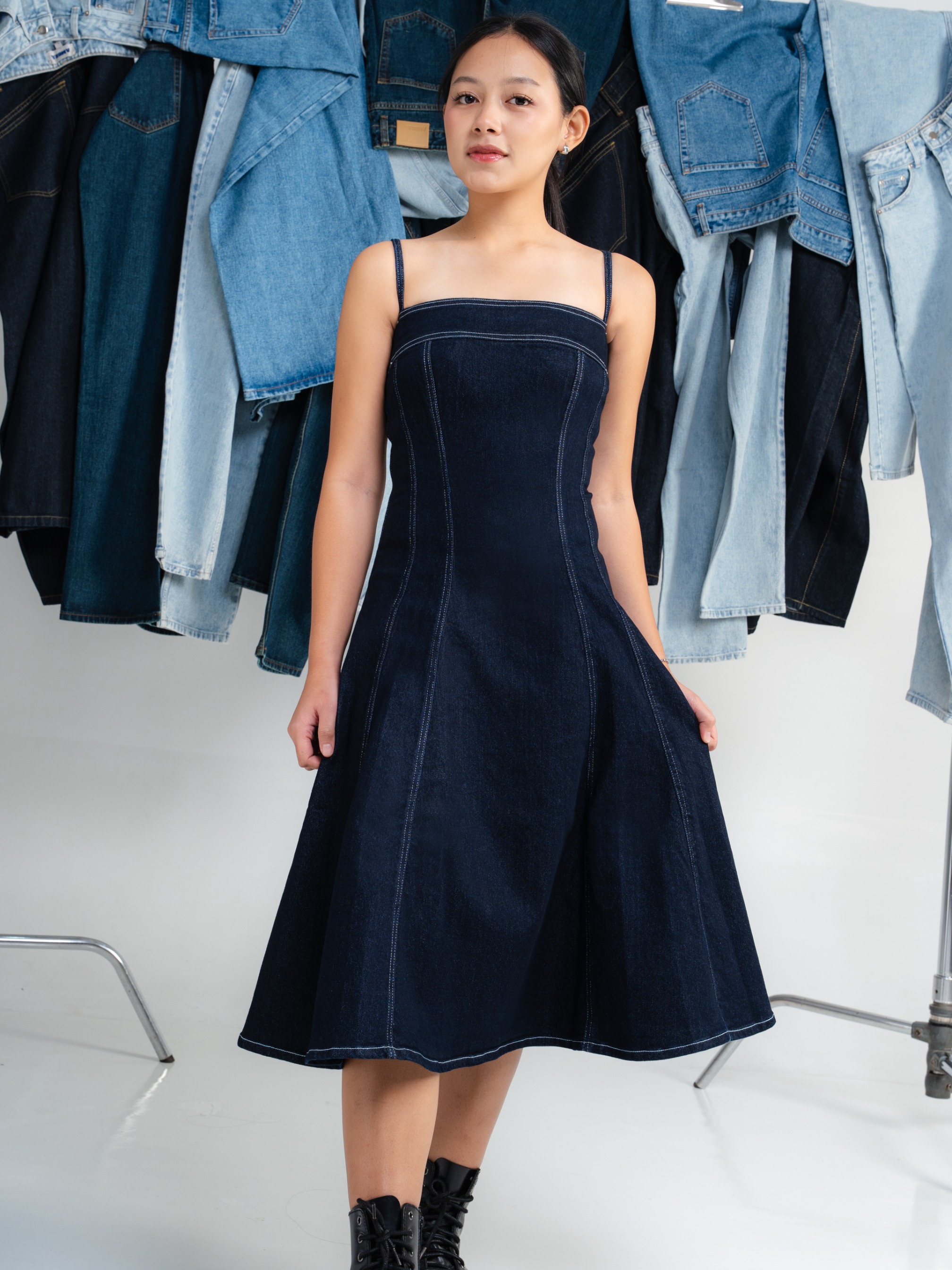 CELINA DENIM DRESS
