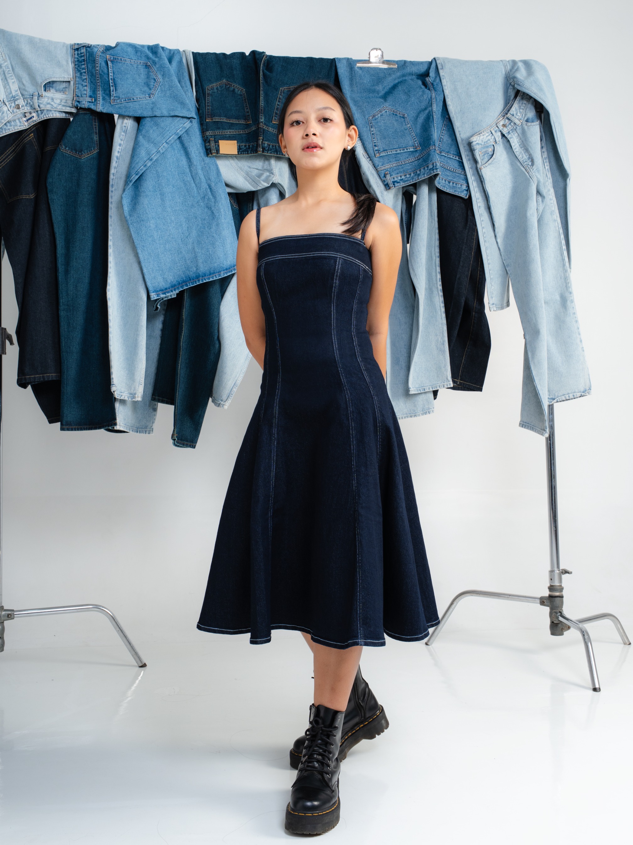 CELINA DENIM DRESS