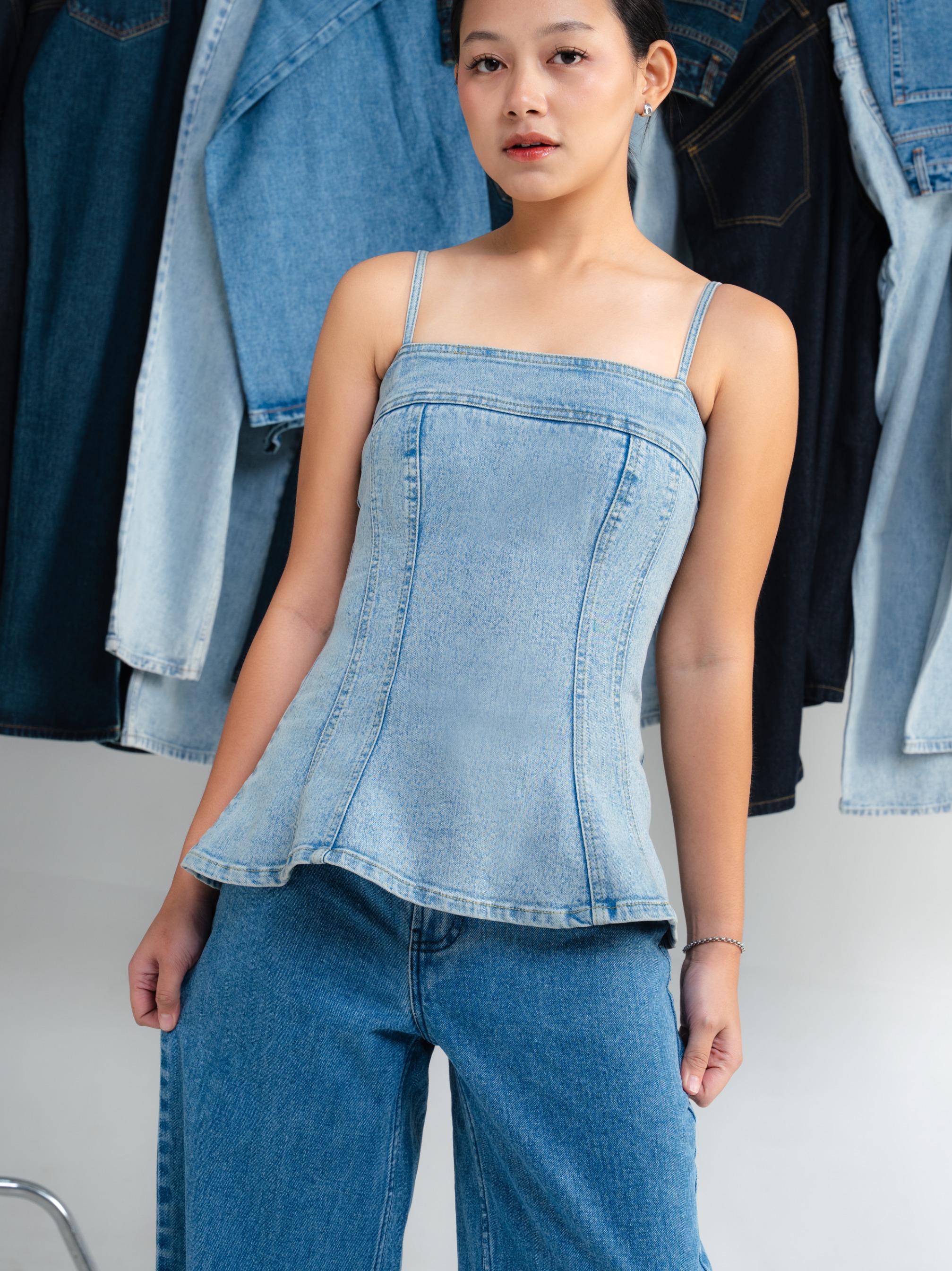 CAROL DENIM TOPS