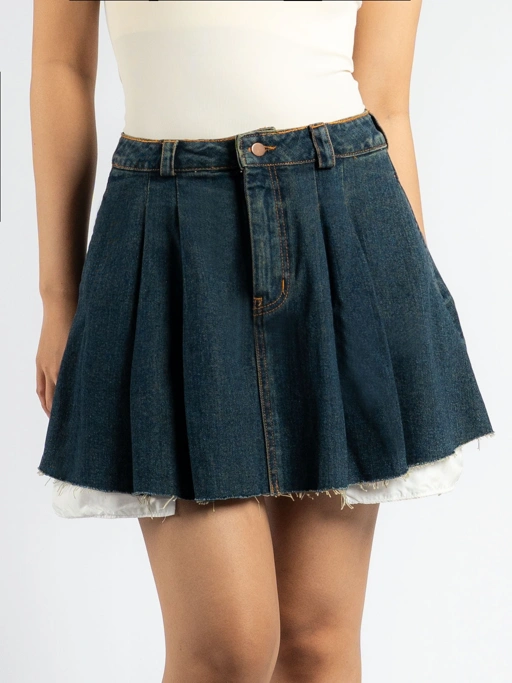 Image of MADISON DENIM SKIRT