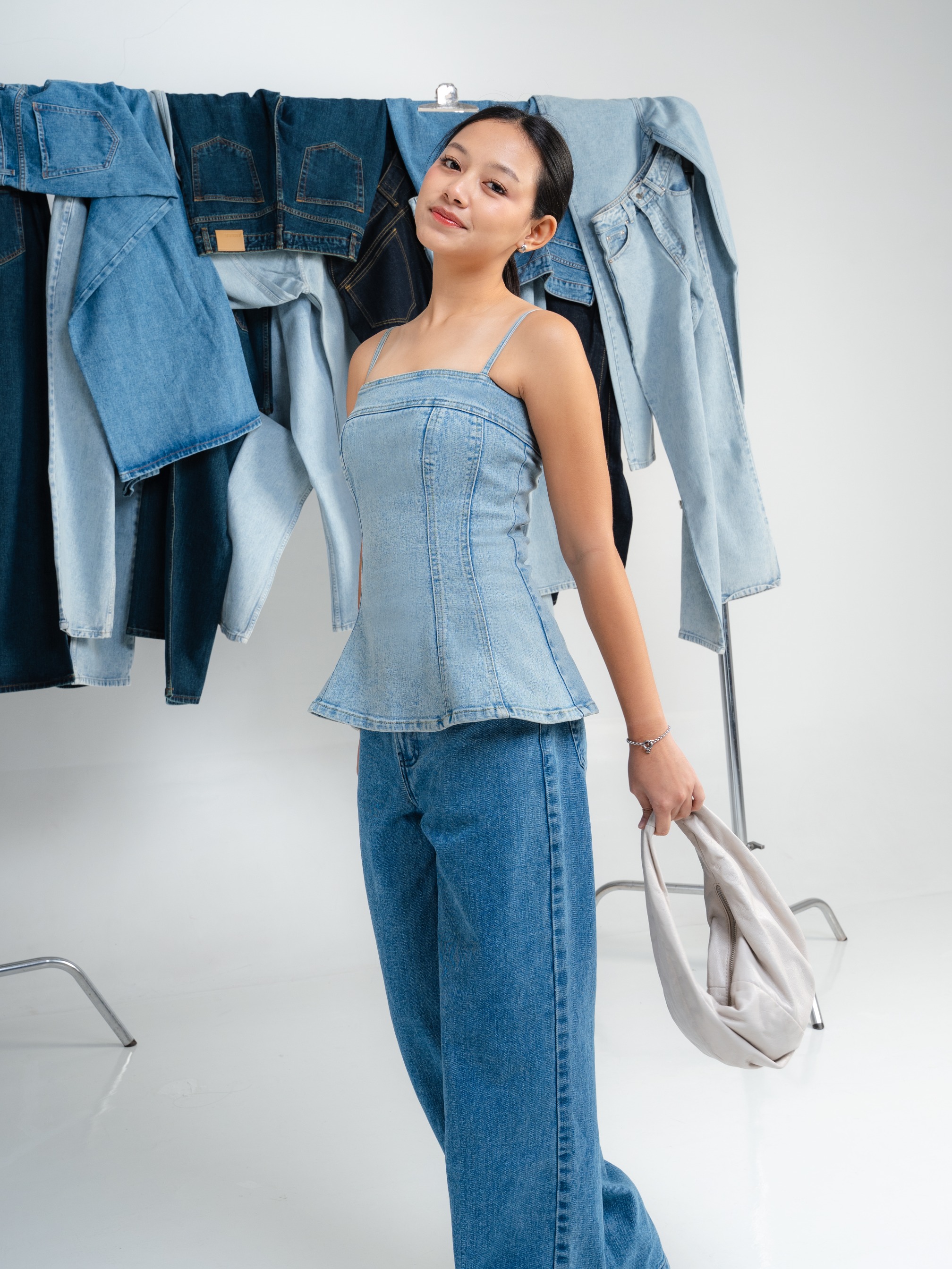 CAROL DENIM TOPS