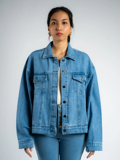 Image of AUGUST BASIC DENIM JACKET