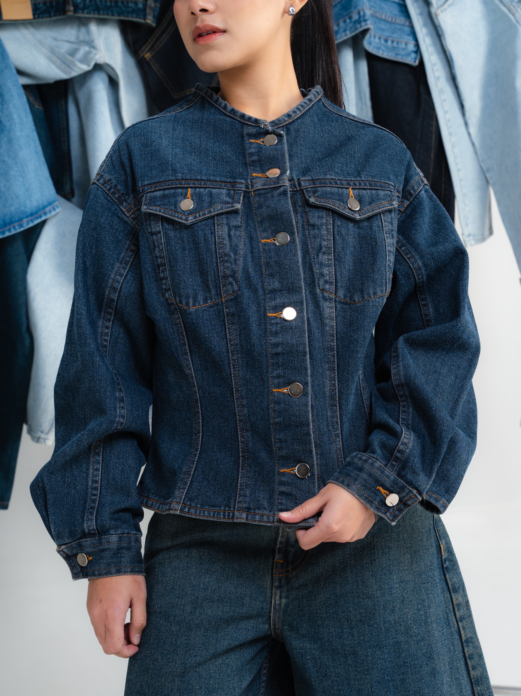 ZORA DENIM JACKET SHIRT