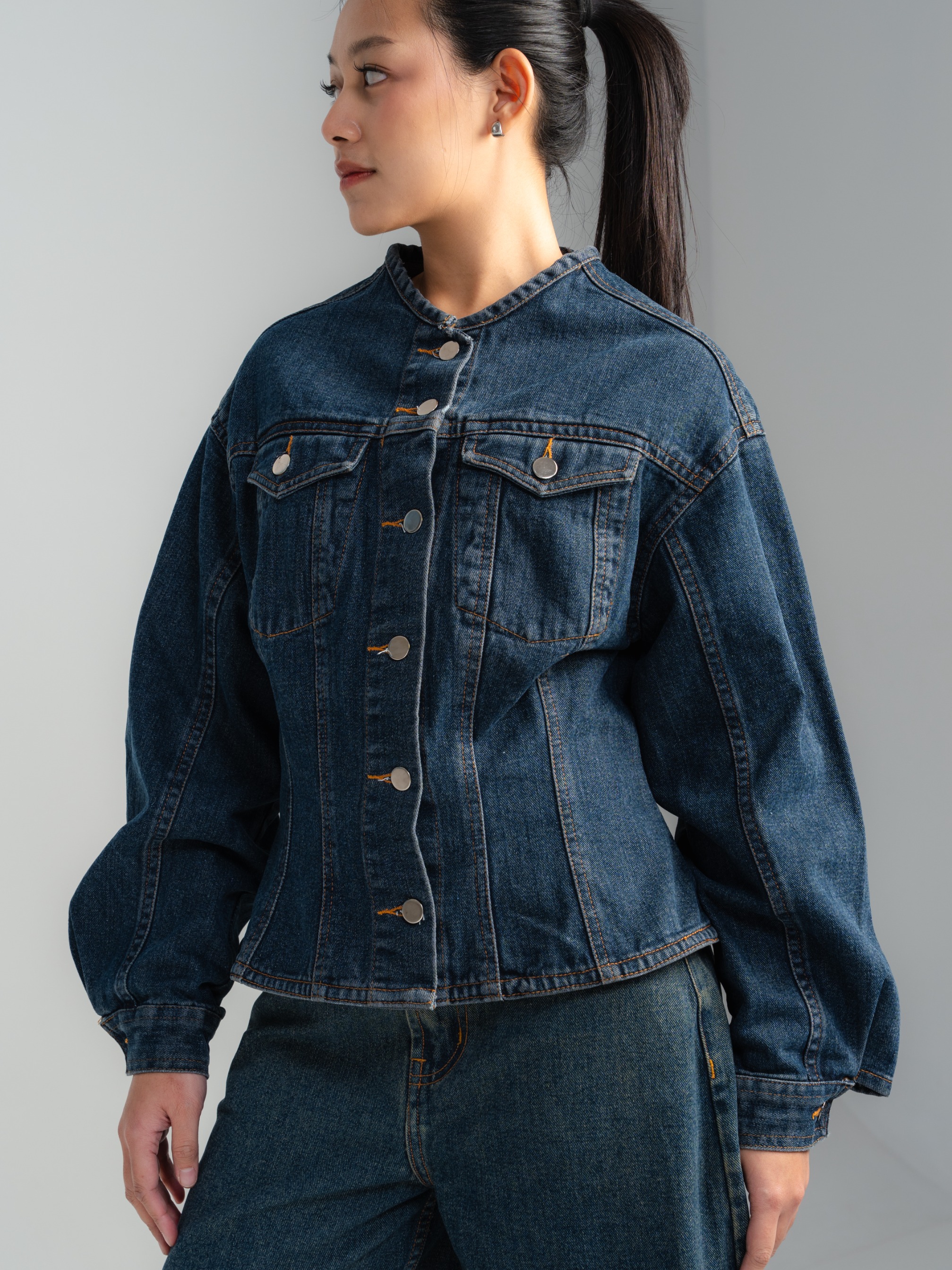 ZORA DENIM JACKET SHIRT