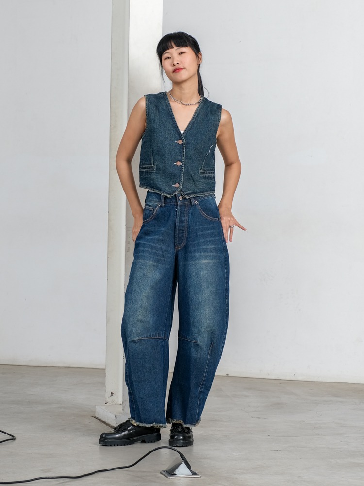 ROMAN DENIM VEST
