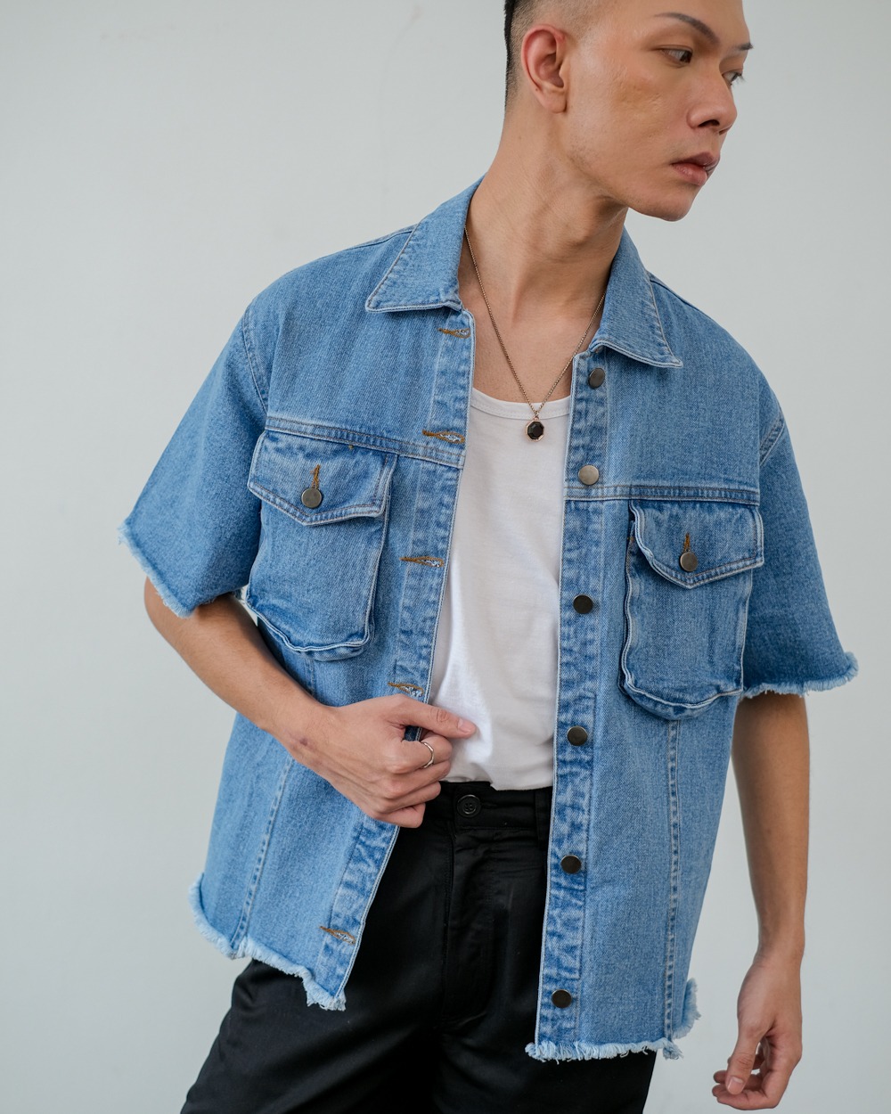 PORSHA DENIM JACKET SHIRT