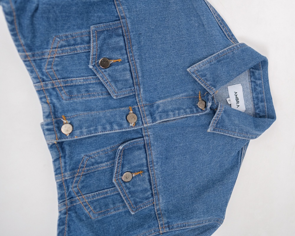 SPENCER DENIM CROP JACKET