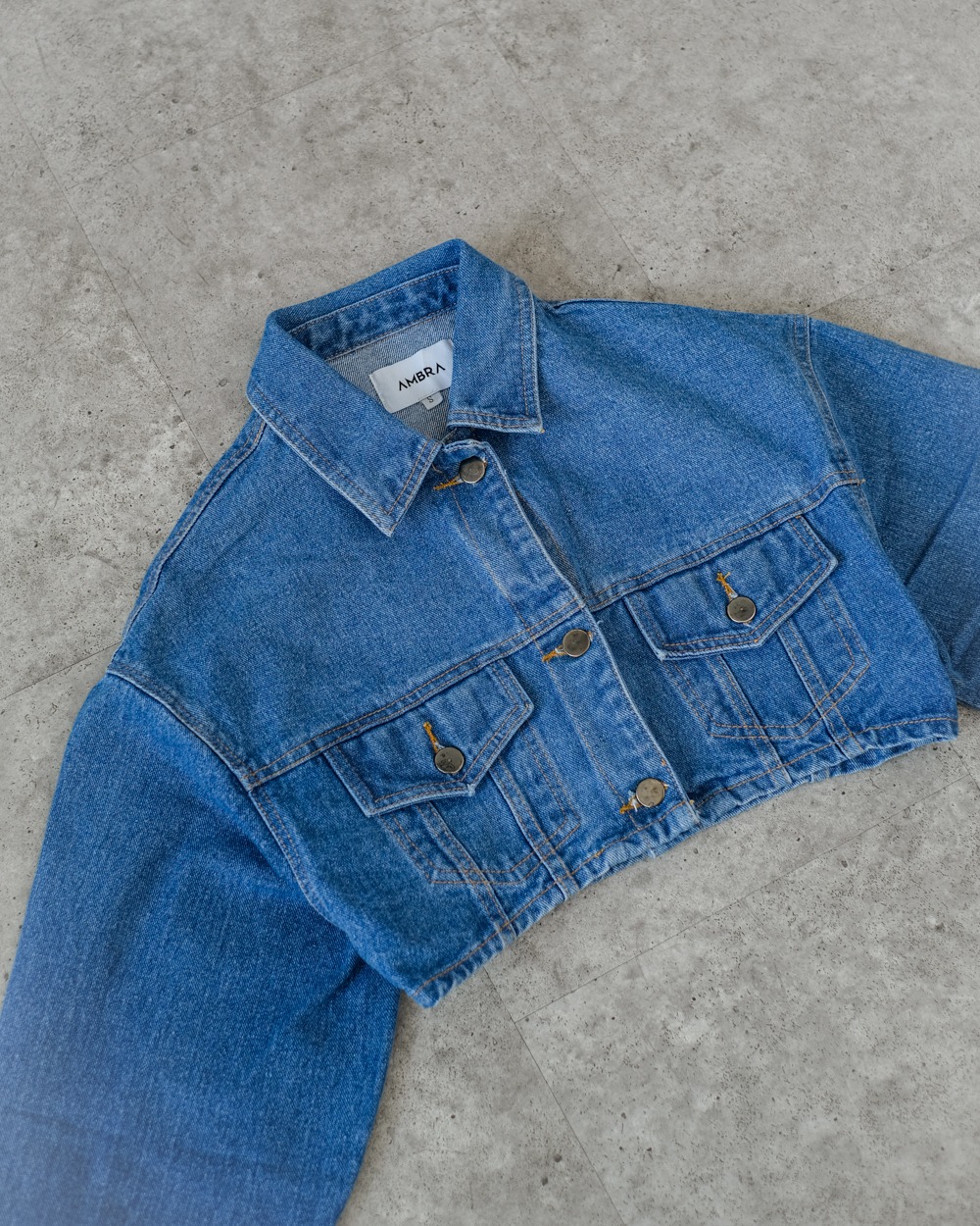 SPENCER DENIM CROP JACKET