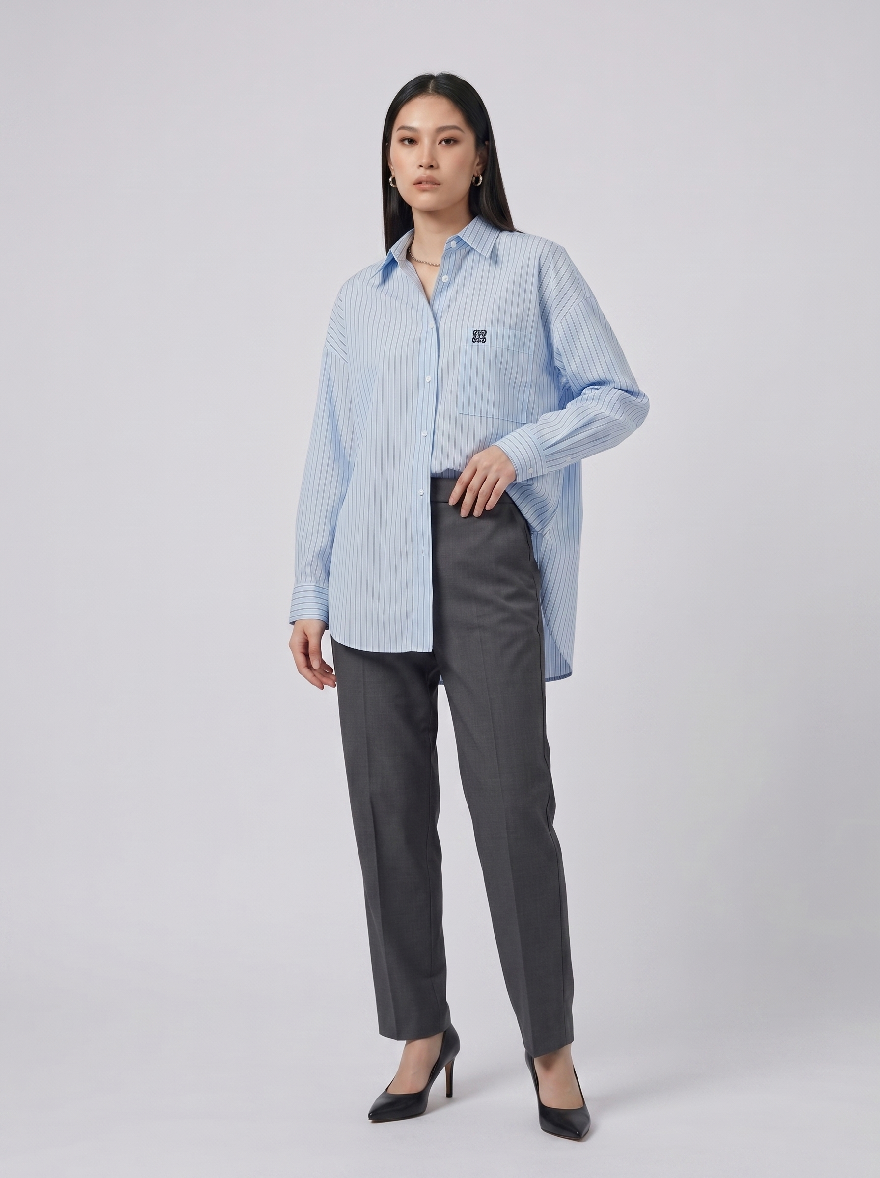 Oversize Shirt Stripe 