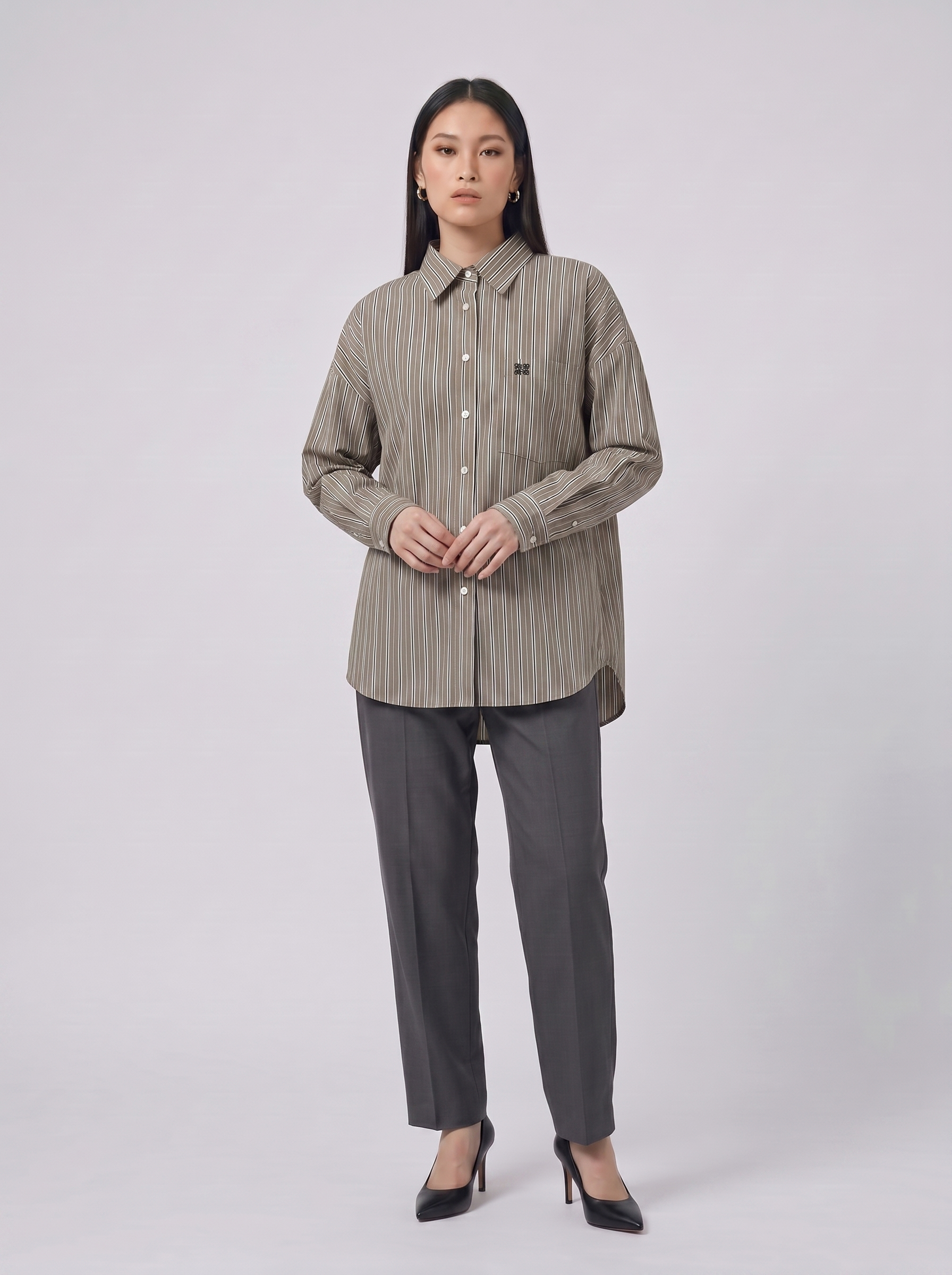 Oversize Shirt Stripe 