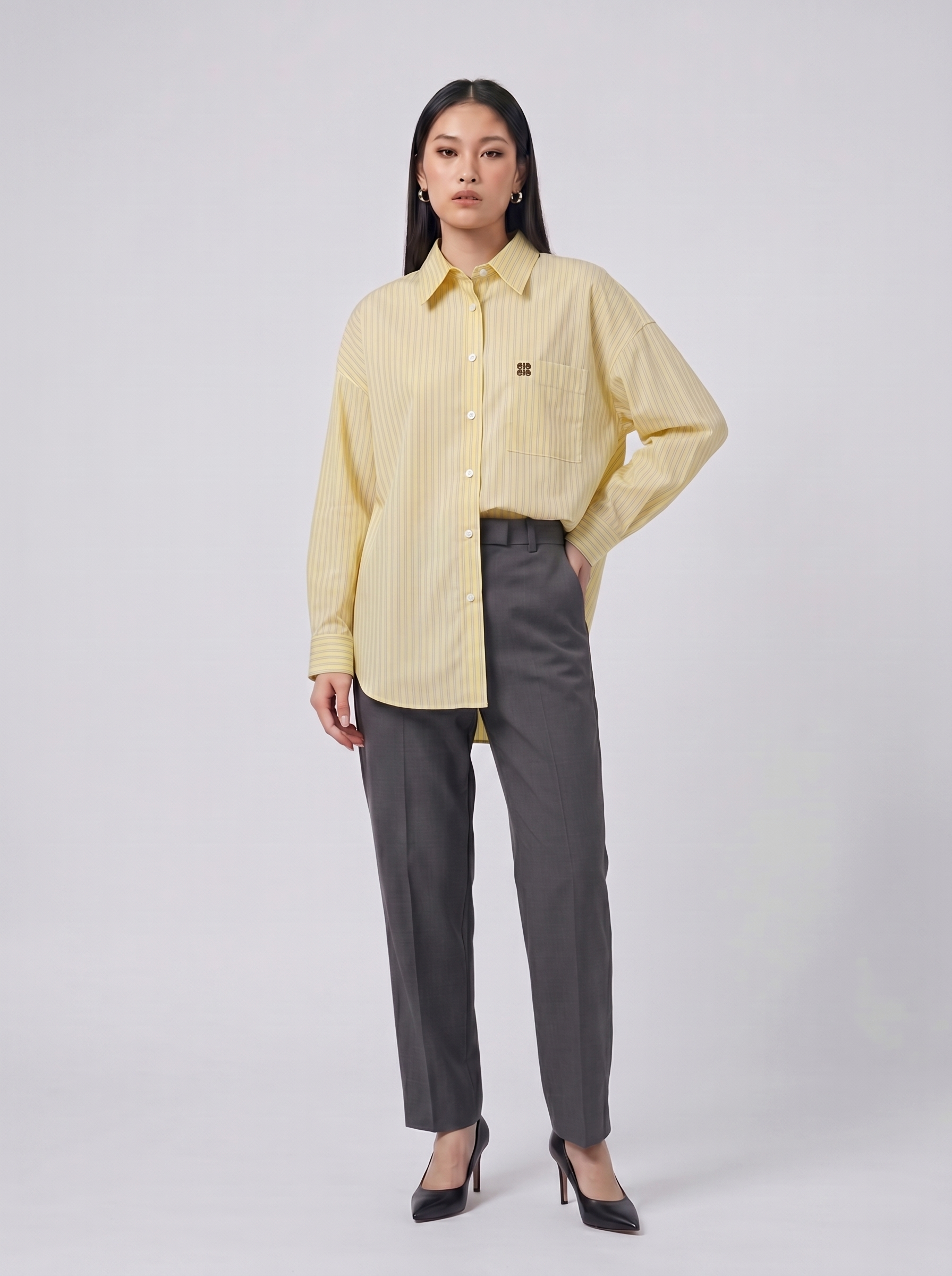Oversize Shirt Stripe 