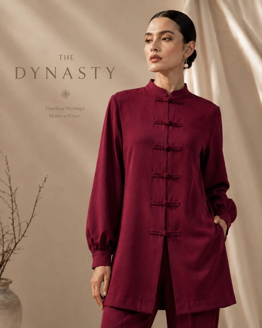 The Dynasty - Atasan Wanita Cheongsam 
