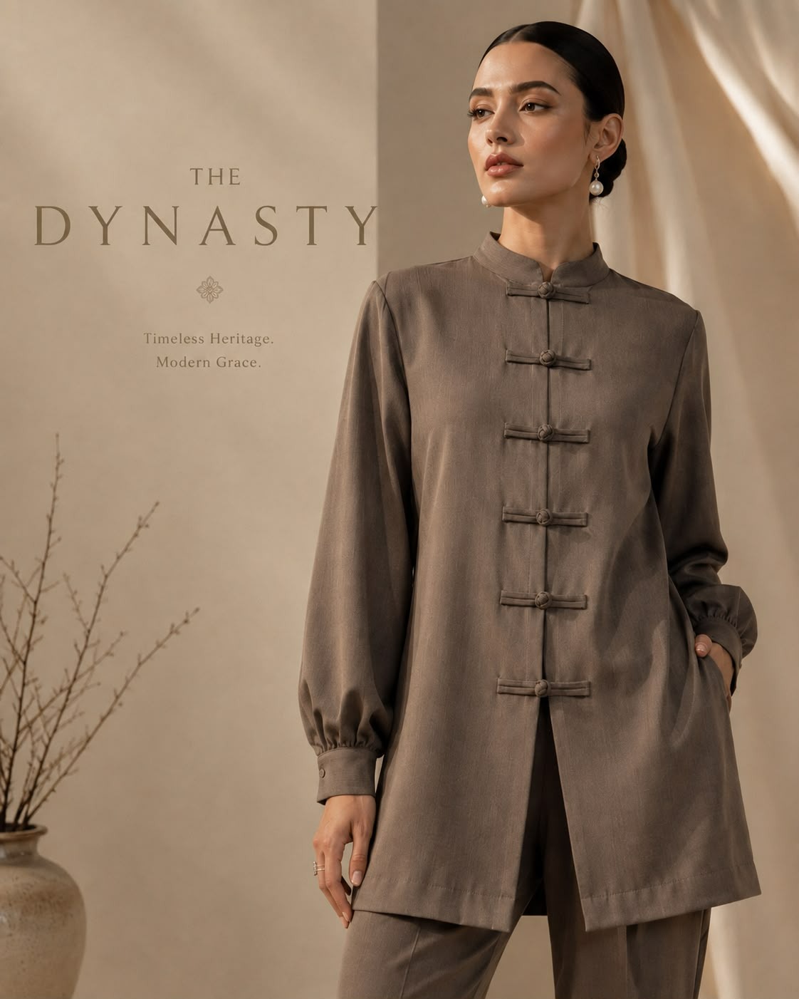 The Dynasty - Atasan Wanita Cheongsam