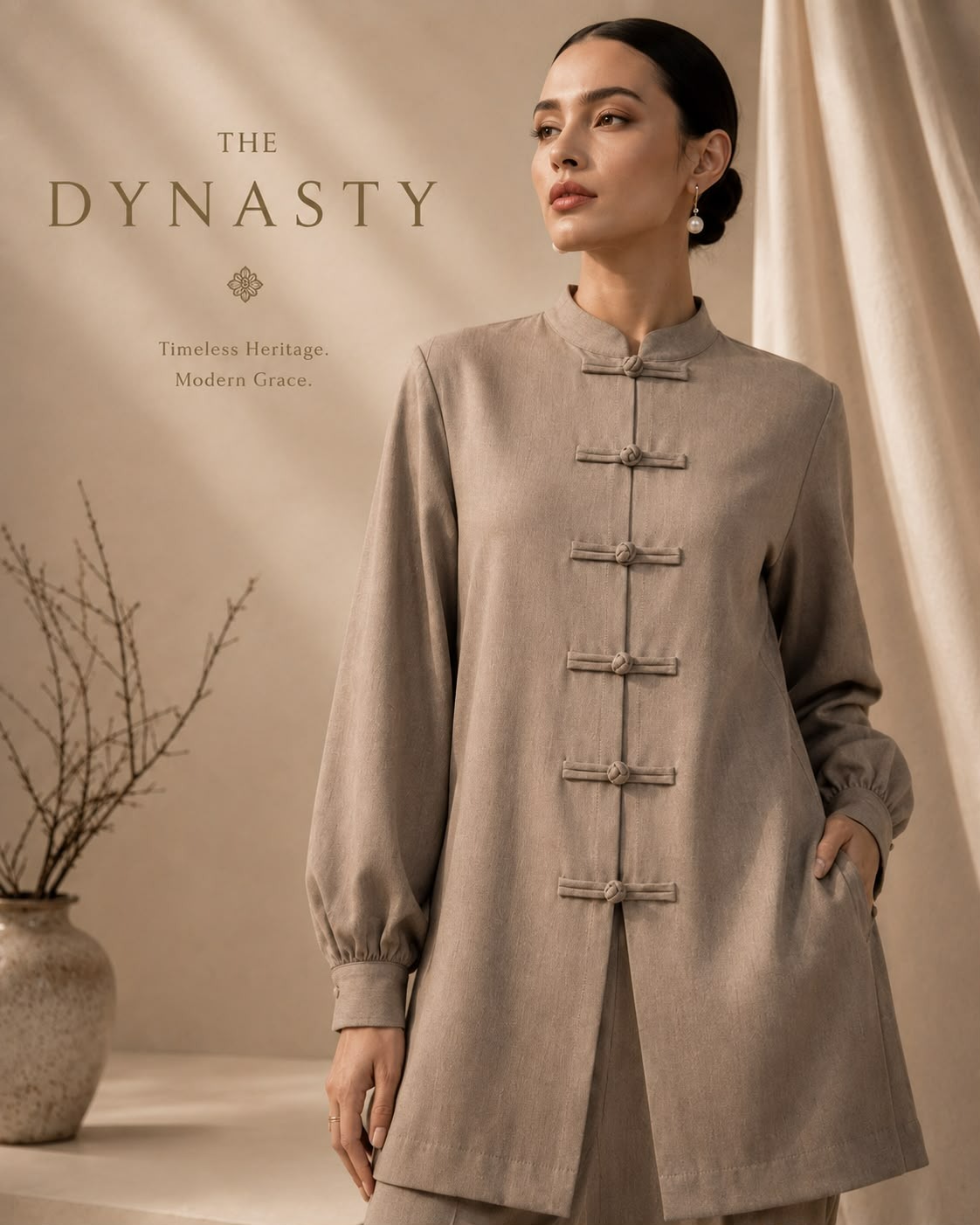 The Dynasty - Atasan Wanita Cheongsam