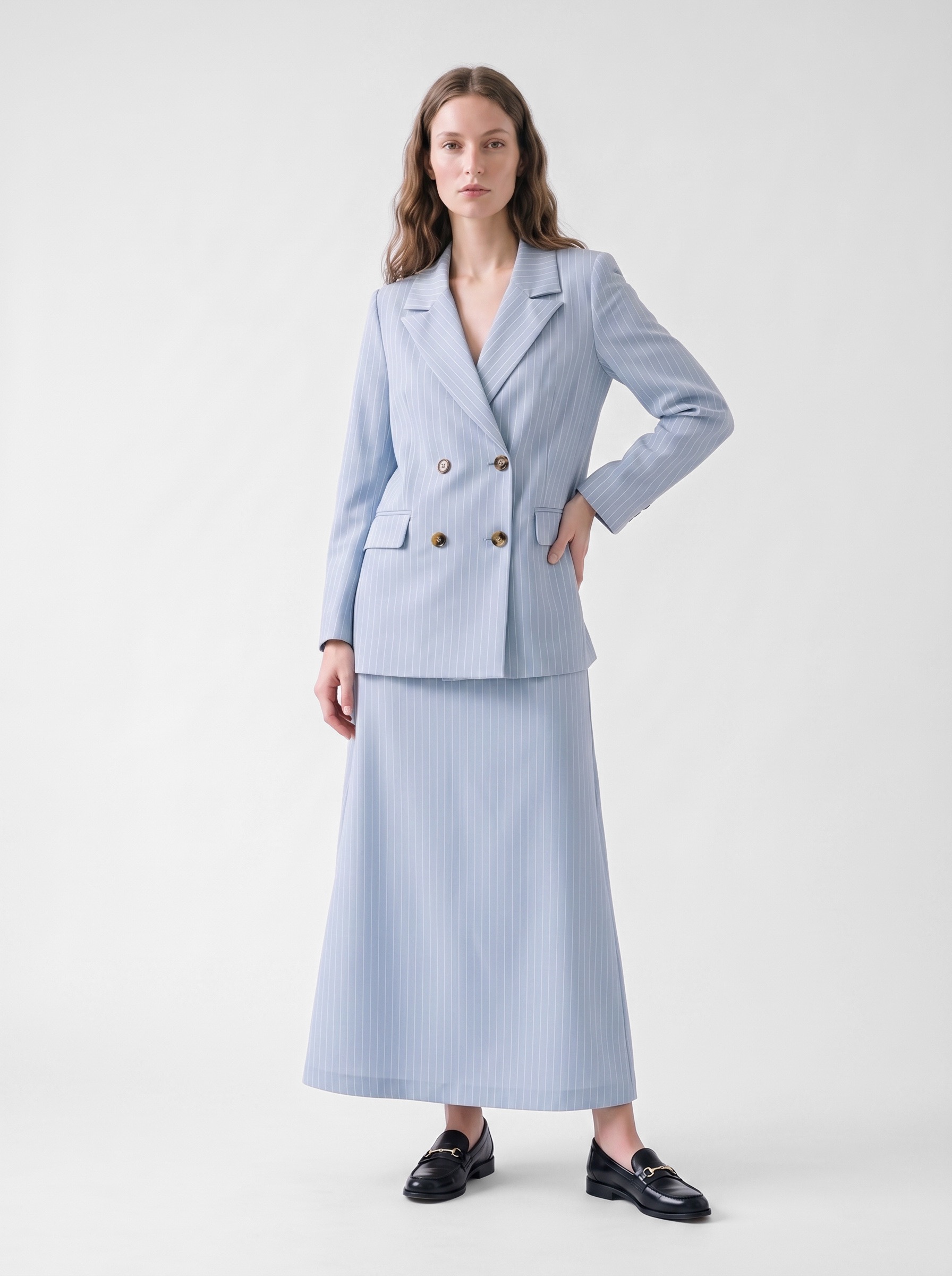 The Mayfair Skirt Stripe - 102 cm