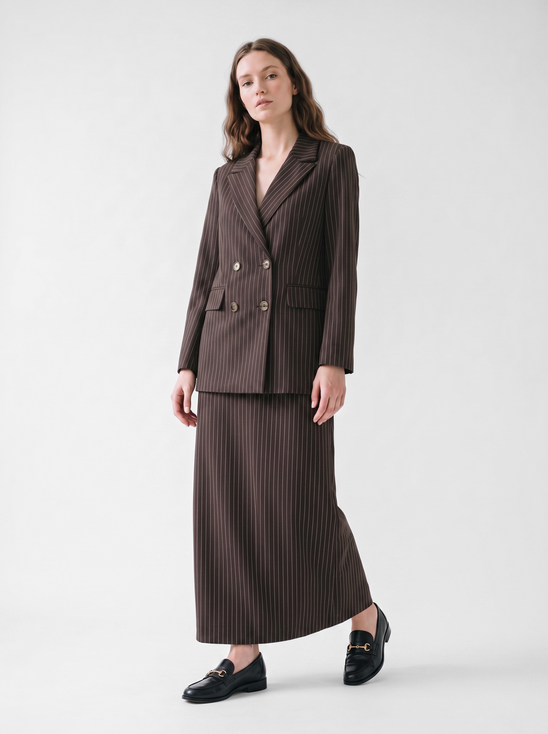 The Mayfair Skirt Stripe - 102 cm