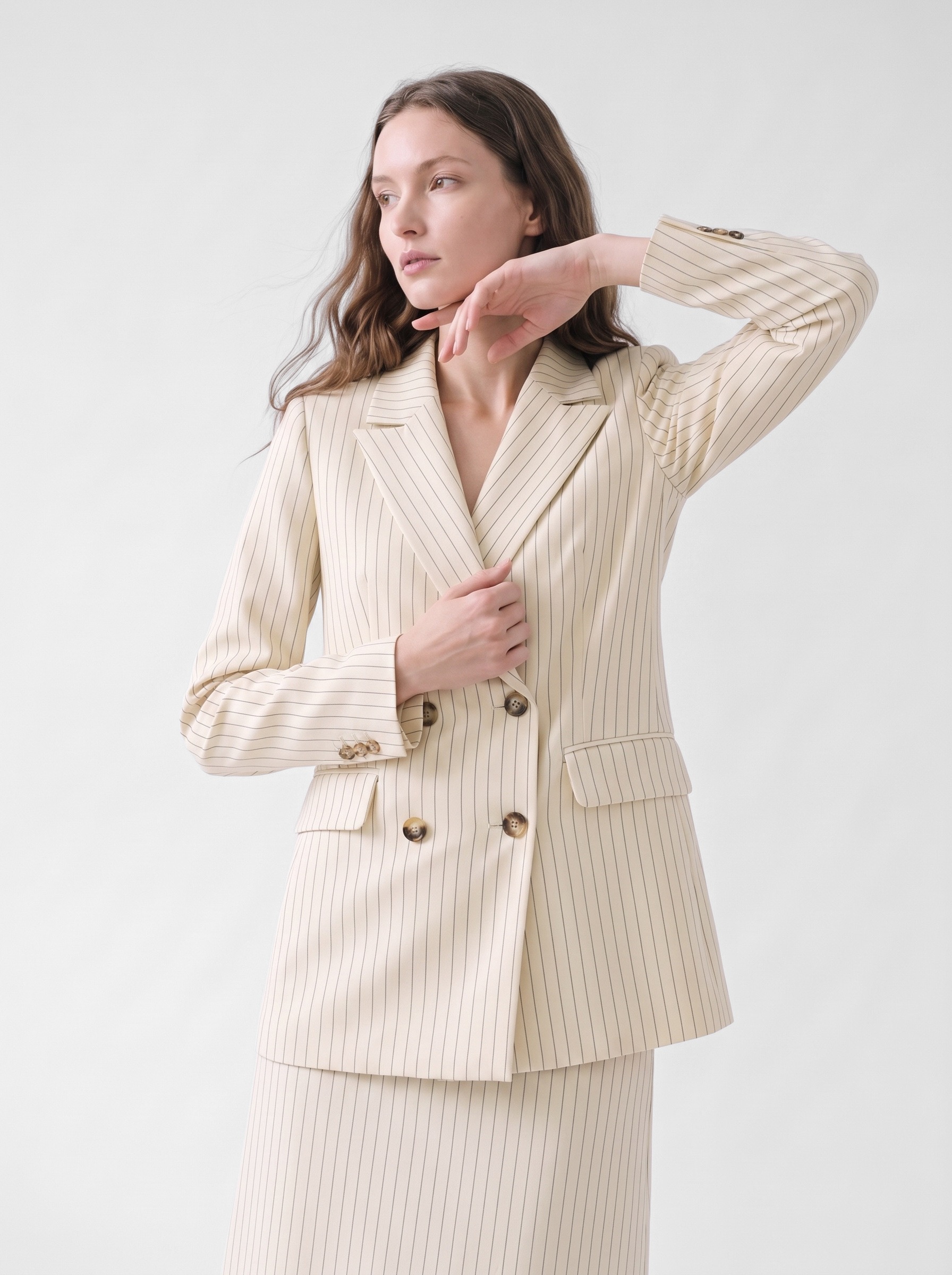The Mayfair Skirt Stripe - 102 cm